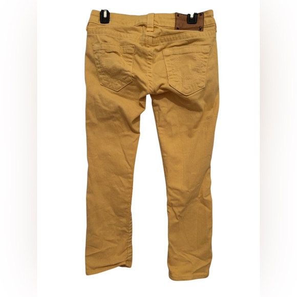 True Religion Y2K Yellow Jeans - Picture 2 of 3